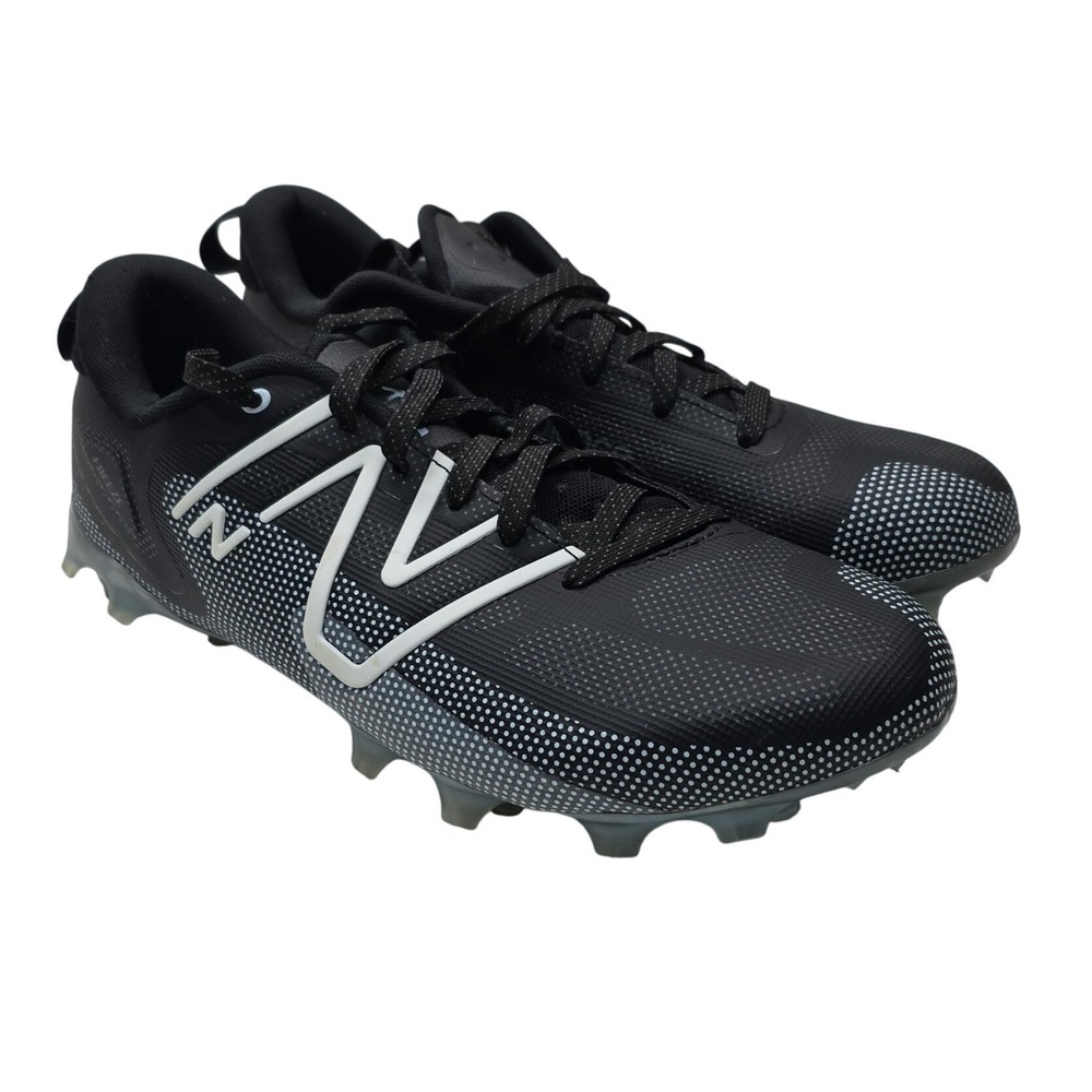 New Balance FREEZLB4 Freeze v4 Lacrosse Cleats Black White Mens 12 2E Wide Cleat